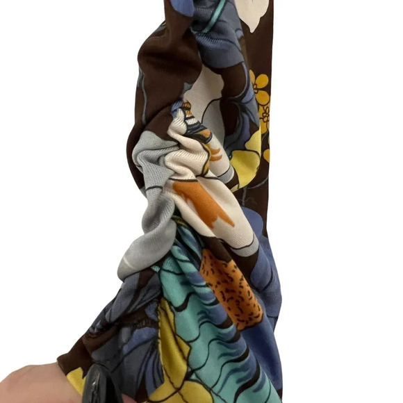 Zara Floral Print Turtleneck Top - Picture 13 of 14